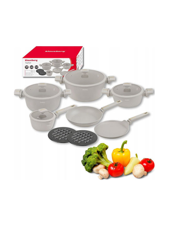 Klausberg Klausberg Töpfe Set aus Aluminium mit...