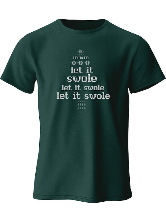 Fit One Мъжка Къс Ръкав Блуза 100347 Зелена