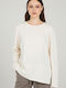Women's Cotton Long Sleeve Blouse Off White