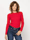 Damen Pullover Rot