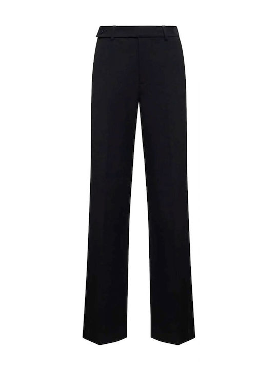 Women's Fabric Trousers Black
