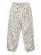 Women's Fabric Trousers with Rubber Band in Balloon Leg Style White