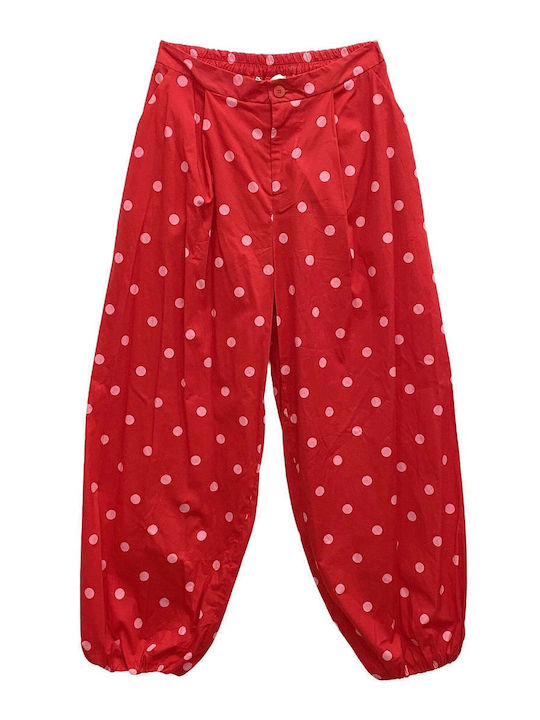 Lumina Women's Fabric Trousers with Rubber Band...