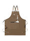 Waterproof Brown Kitchen Apron