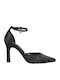 Pantofi cu toc cu Barete Negre