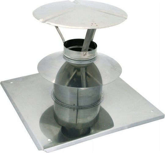 SpiroFlex Kaminrohr Turbo 80/125 Mm Deckenplatte Weiß
