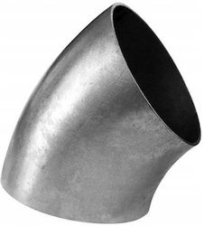 Poujoulat Inox Ecke 45st 53mm Durchmesser Papproche 1,5mm