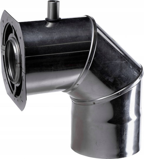 SpiroFlex Kaminrohr Adapter 60/100 Kondensator Inox Eckstück 90° Immergas