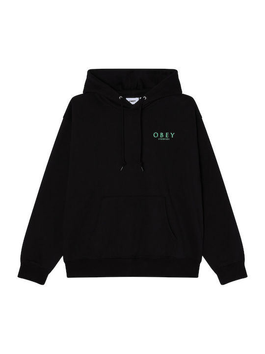 Obey Hooded Sweatshirt Black