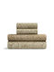 Lino Home Подредба Чаршафи King Size 260x270см Бежови 4 Бройки