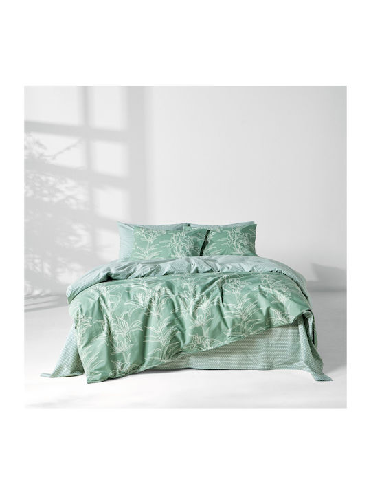 Kentia Saporo Set Bed Sheets King Size 270x270c...