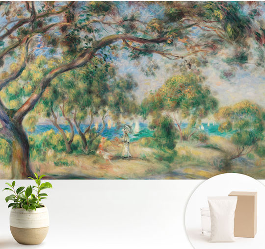 Ταπετσαρία Τοίχου Γαλάζια 104x70cm