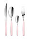 Vialli Design Vialli Design Besteckset Edelstahl 18/10 Rosa 24 Stück