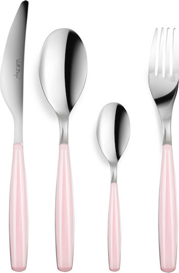 Vialli Design Vialli Design Besteckset Edelstahl 18/10 Rosa 24 Stück