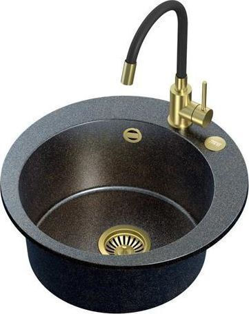 Steiner Art James 210 Chiuvetă De Bucătărie Drop-In 51x51cm Negru