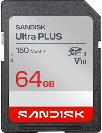 PNY Plus SDXC 64GB U1 V10 A1 UHS-I 150MB/s