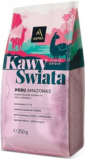 Astra Καφές Espresso Arabica Peru Chocolate σε Κόκκους 250gr