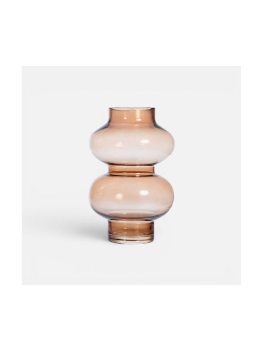 Nef-Nef Homeware Dekorative Glasvase Omni Braun...