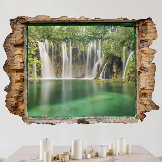 Dreidimensionaler Wandsticker Wasserfälle Plitvice Kroatien 60x90cm