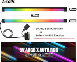 1stcool Aura Evo Argb Led Ταινία Φωτισμού Sata 28cm Μαύρο 1stcool Aura Evo Argb Led Ταινία Φωτισμού Sata 28cm Μαύρο