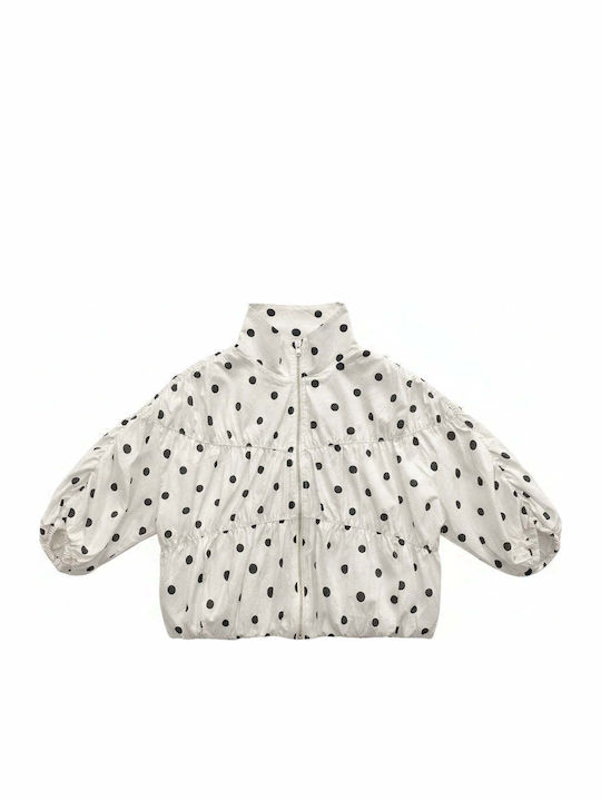 Lumina Damen Bomber Jacke Weiß