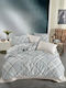 Mc Decor Set Duvet Cover Lorent Cotton 160x240cm Single with Pillowcase Mc Decor Lorent