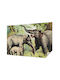 Kinder Tapeten Magicstick Familie Elefanten Im Dschungel Hintergrund 152x104