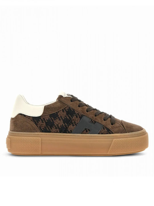 Hogan Allacciato H Women's Sneakers Brown