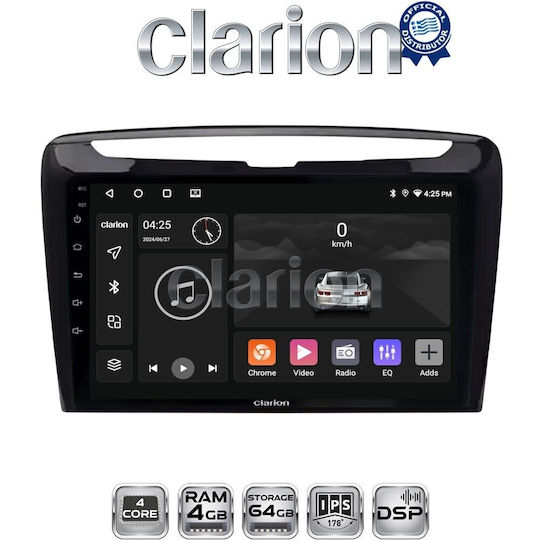 Clarion Car Audio System for Lancia Ypsilon 2011 2024 Bluetooth USB WiFi GPS Apple CarPlay Android Auto
