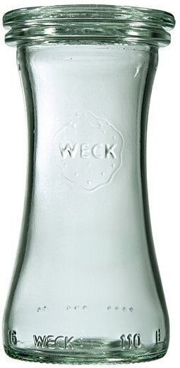 Weck Set of 6 General Use Glass Transparent Jars with Lid 100ml 6 Pieces