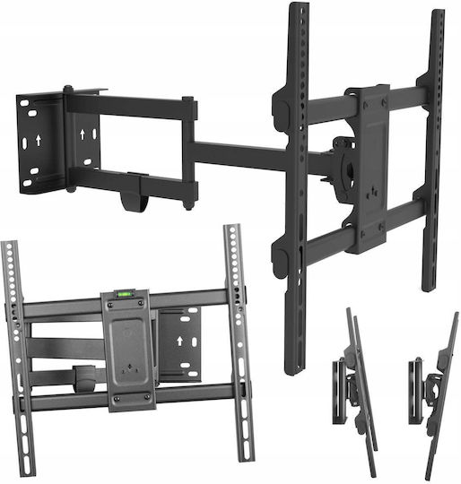 Montis MT195 Стенна стойка за телевизор до 65" Черна