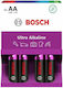 Philips Ultra Αλκαλικές Μπαταρίες AA 1.5V 4τμχ