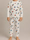 Extan Bebe Kids Nightwear White Pyjama