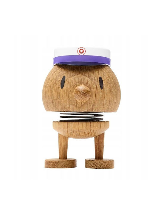 Hoptimist Dekorative Statuette aus Holz Bumble ...