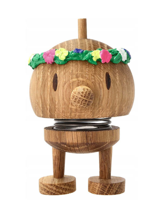 Hoptimist Dekorative Statuette aus Holz Bumble ...
