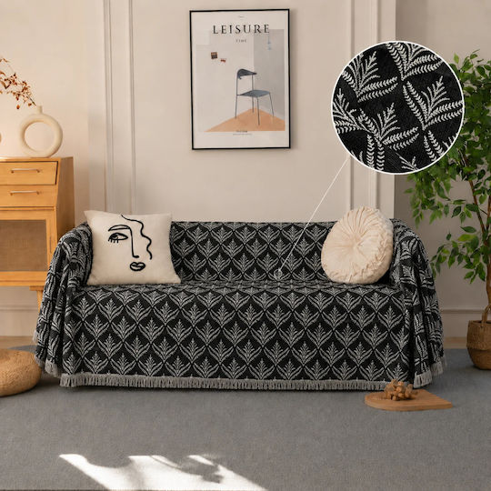 My Home Luxury Σετ Ριχτάρια 3τμχ Μαύρα