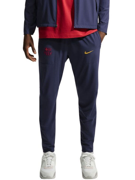 Nike Fc Barcelona Fußball-Hose Jogginghose Dri-FIT Marineblau