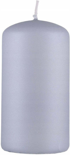 Donau Декоративна Свещ Сив 6x11.5см