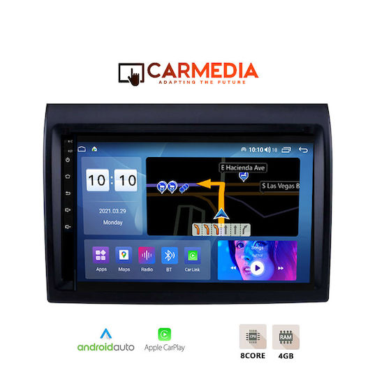 Carmedia Автомобилна Аудио Система За Citroen Jumper 2011-2021 Bluetooth USB Вграден Wi-Fi GPS Apple CarPlay Android Auto С Touch Screen 9"