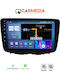 Carmedia Ηχοσύστημα Αυτοκινήτου για Suzuki Baleno 2016-2022 (Bluetooth/USB/WiFi/GPS/Apple-Carplay/Android-Auto) με Οθόνη Αφής 9"