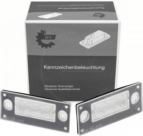 LED Осветление За Регистрационната Табела Audi A3 A4 Комплект 8d9943021g