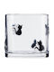 Butlers Halloween Glass Candle Holder in Transparent Color 10cm