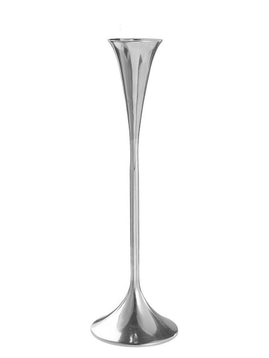 Butlers Kerzenhalter Aus Aluminium In Silber Farbe 30cm