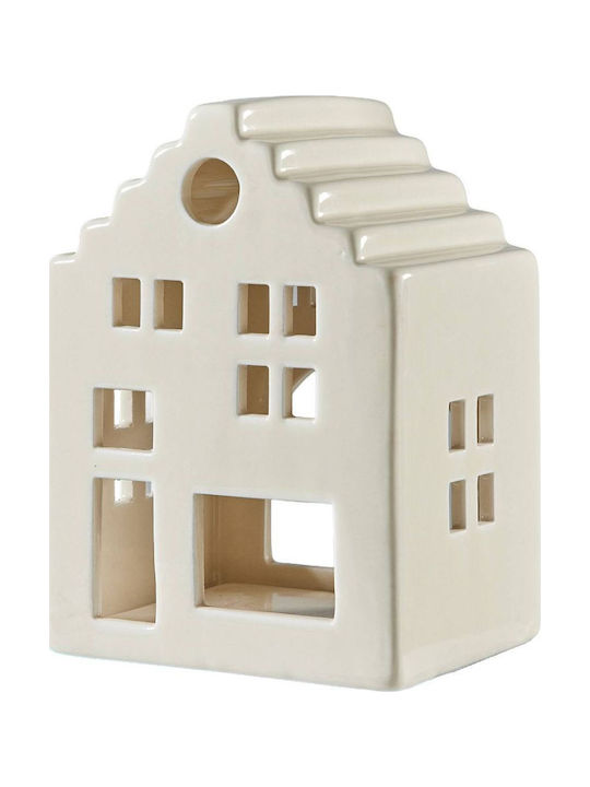 Butlers Delft Kerzenhalter Keramik in Beige Far...
