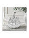 Decorative Ceramic Pumpkin Φ11x12 Silver Keskor 68274-1