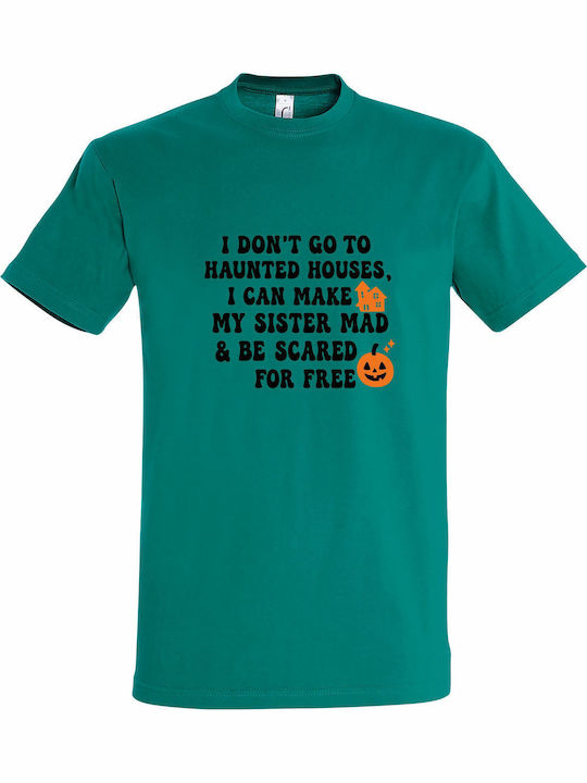 T-shirt Унисекс I Dont Go To Haunted Houses Fun...