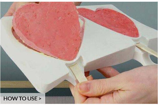 Silikomart Silikomart Backform für Eiscreme / Eislutscher aus Silikon 2,3cm