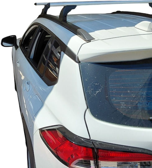 Nordrive Car Roof Bars Roof Rack Nordrive Alumia Aluminum Silver Locks Toyota Corolla Cross 2022> 2 Pieces