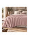 My Home Luxury Κουβέρτα Fleece Υπέρδιπλη 220x240εκ. Ροζ