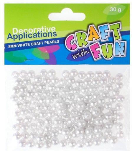 Craft with Fun Verschiedenes Bastelbedarf 30gr in Weiß Farbe